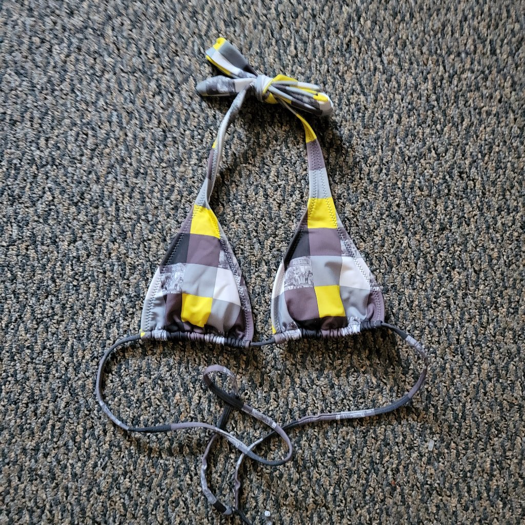 Nwot Rare Unique Zoo York Bikini Top Size Small Made Of Composite Images